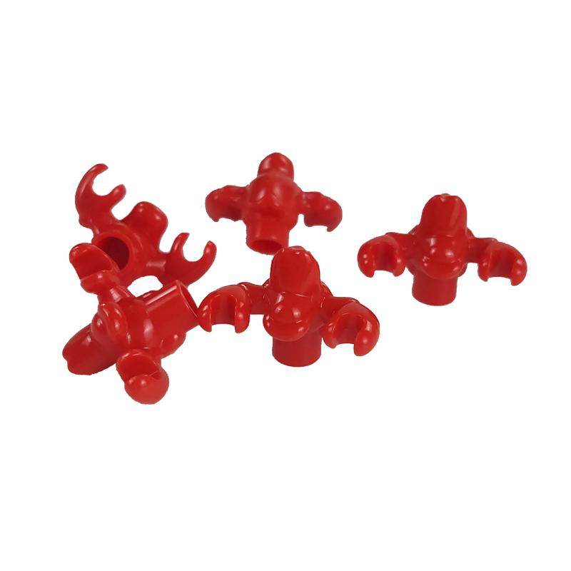Non-Toxic Moc Animals Sea Zoo Fish Seagull Seal Scorpion Lobster Crab Coral Shell Toys For Children Educational Animals Building Blocks