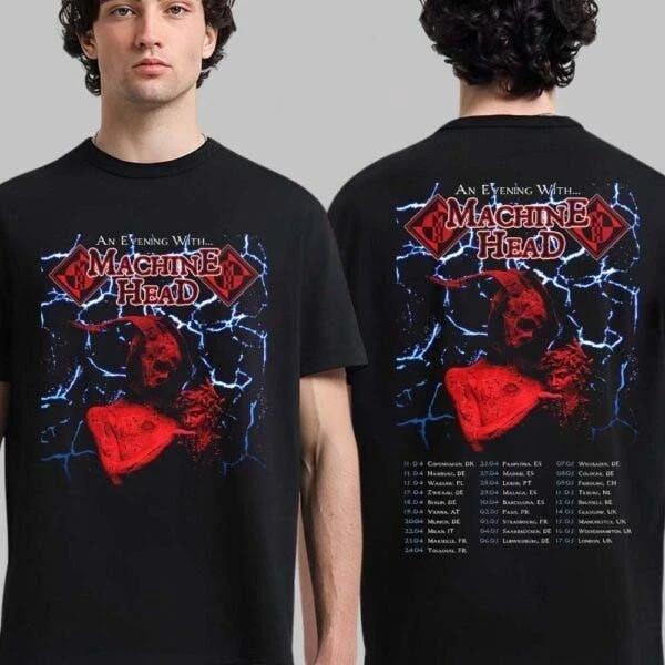 

Machine Head An Evening Tour 2026 T-Shirt Unisex T-Shirt XL