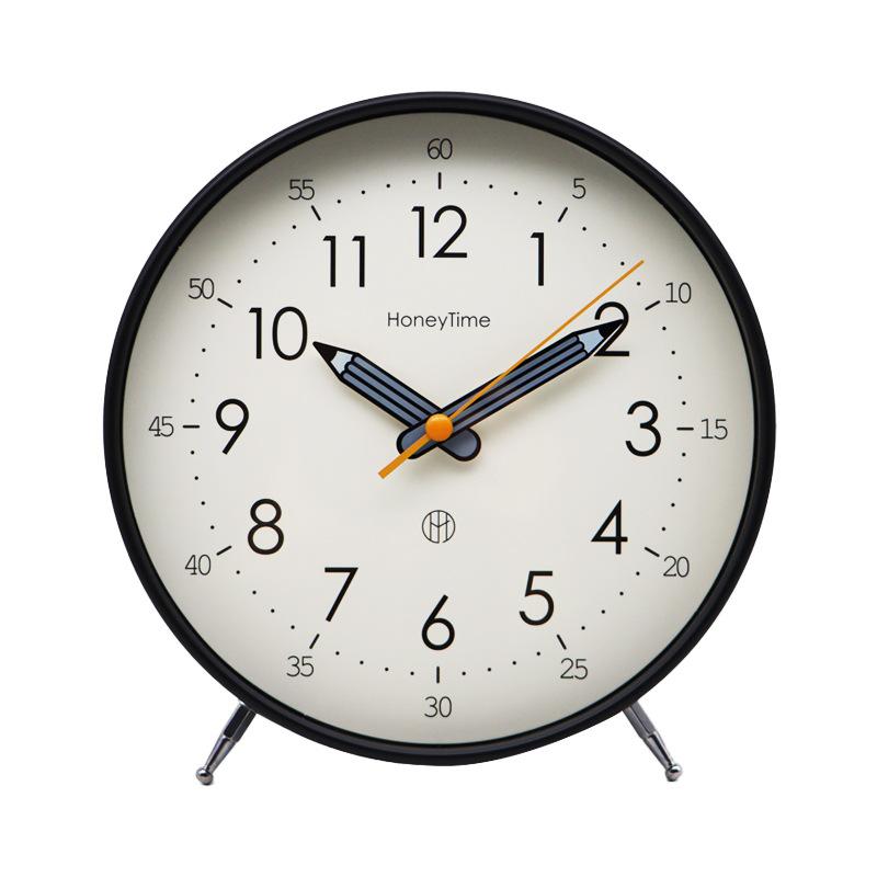 Table Clock Desktop Clock Ornaments Living Room Display Table Clock Home Desktop Sitting Clock New Simple Pendulum Clock