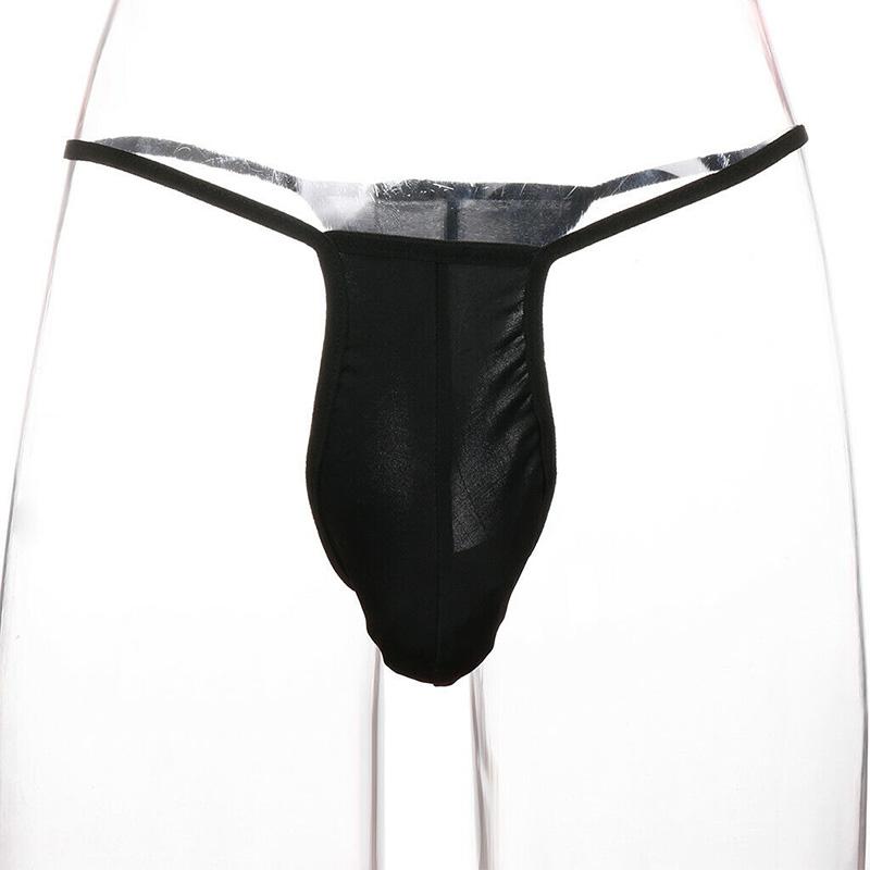 1PC Ultra-thin Breathable Underpants Briefs Men Sexy T-back Thong G-string Low-waist Underwear