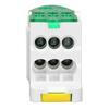 690V DIN Rail Distribution Box 125A Universal Junction Box Yellow Blue Green Power Distribution Box Power Distribution