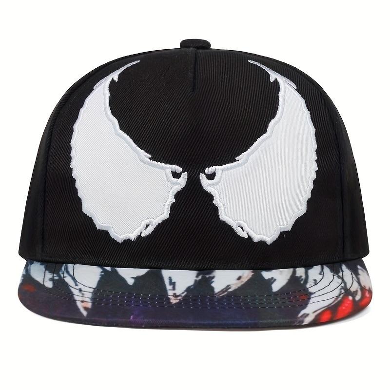 Unisex Personality Ghost Expression Embroidery Hip-hop Hats Spring Outdoor Adjustable Casual Baseball Caps Sun Hat