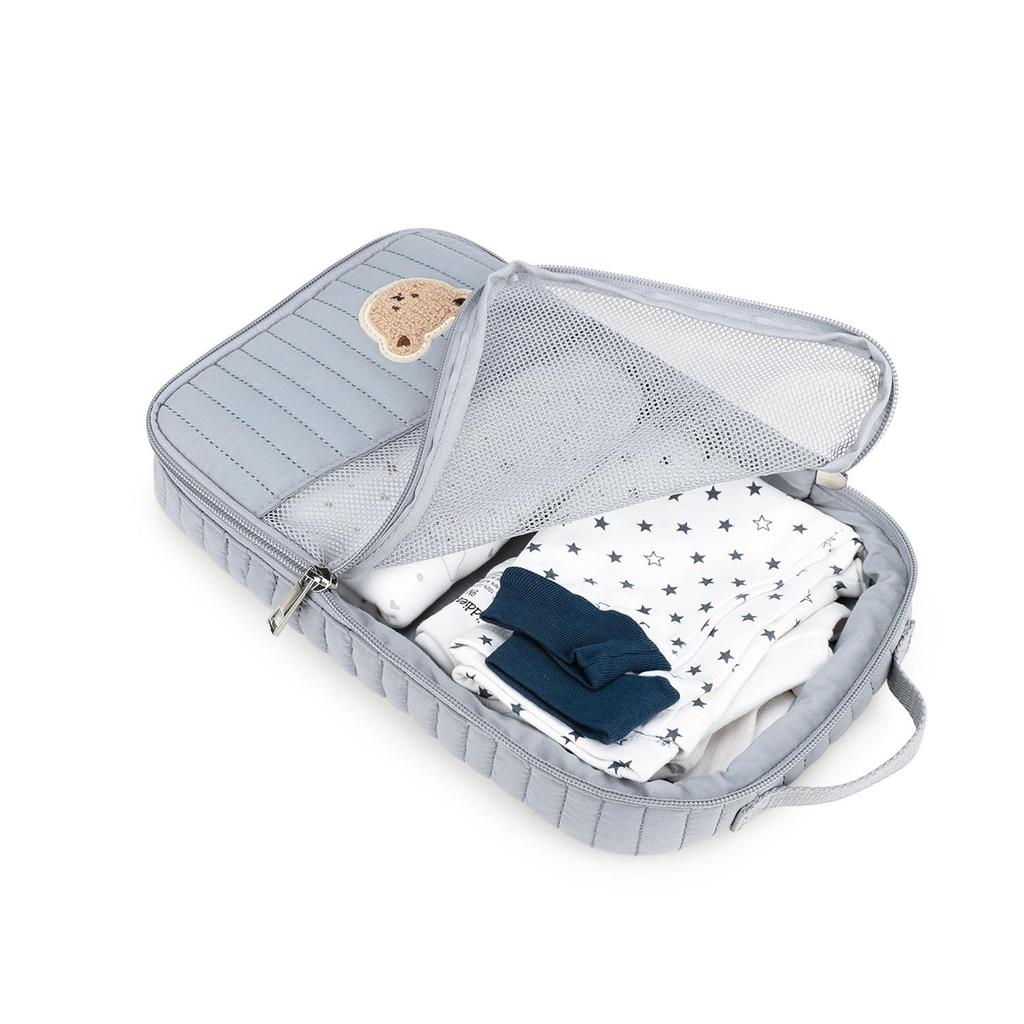 Portable Cartoon Bear Hanging & Carrying Storage Bag: Travel Toiletry & Baby Supplies Organizer