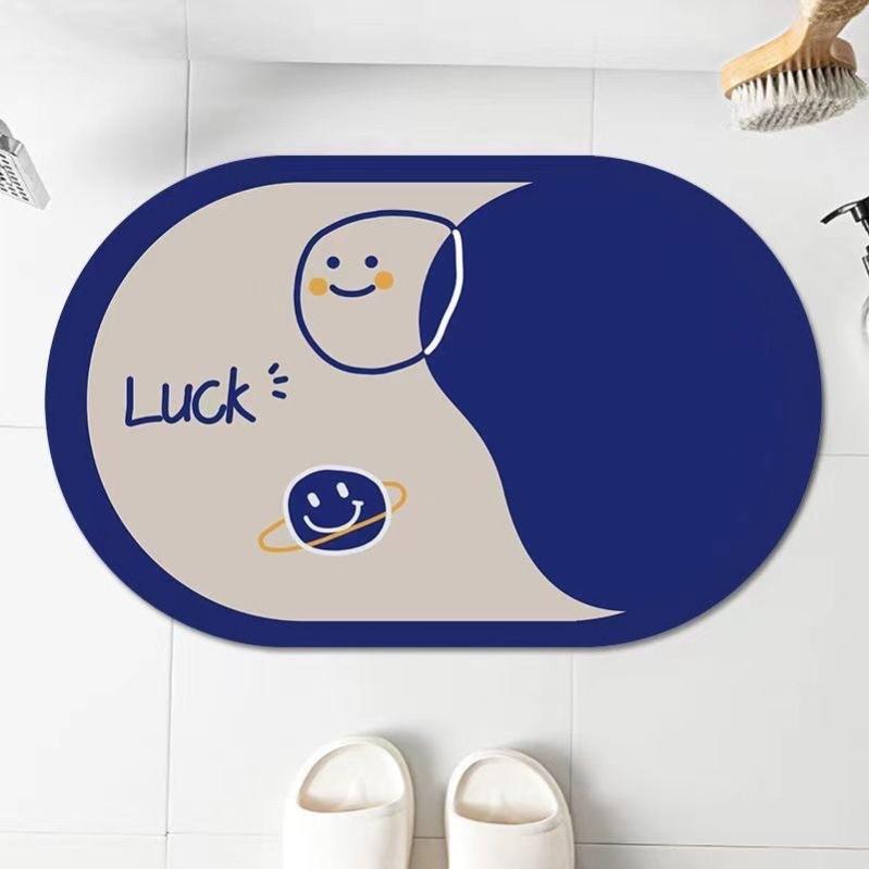 Bathroom Kitchen Carpet Hallway Doormat Anti-Slip Carpet Absorb Water Kitchen Bath Mat Floor Mat Non-Slip Entryway Mat for Living Room Home Decor