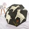 1pc Llama Sprinkle Automatic Open/close, All-Season Portable Folding Umbrella, Travel, Everyday, Formal Events - Compact Luxury Parasol, Outdoor Acces