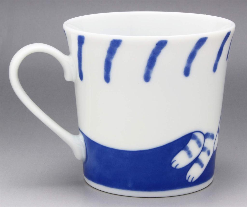 Mino Ware Lightweight Mug, Tiger Design, 131-1642