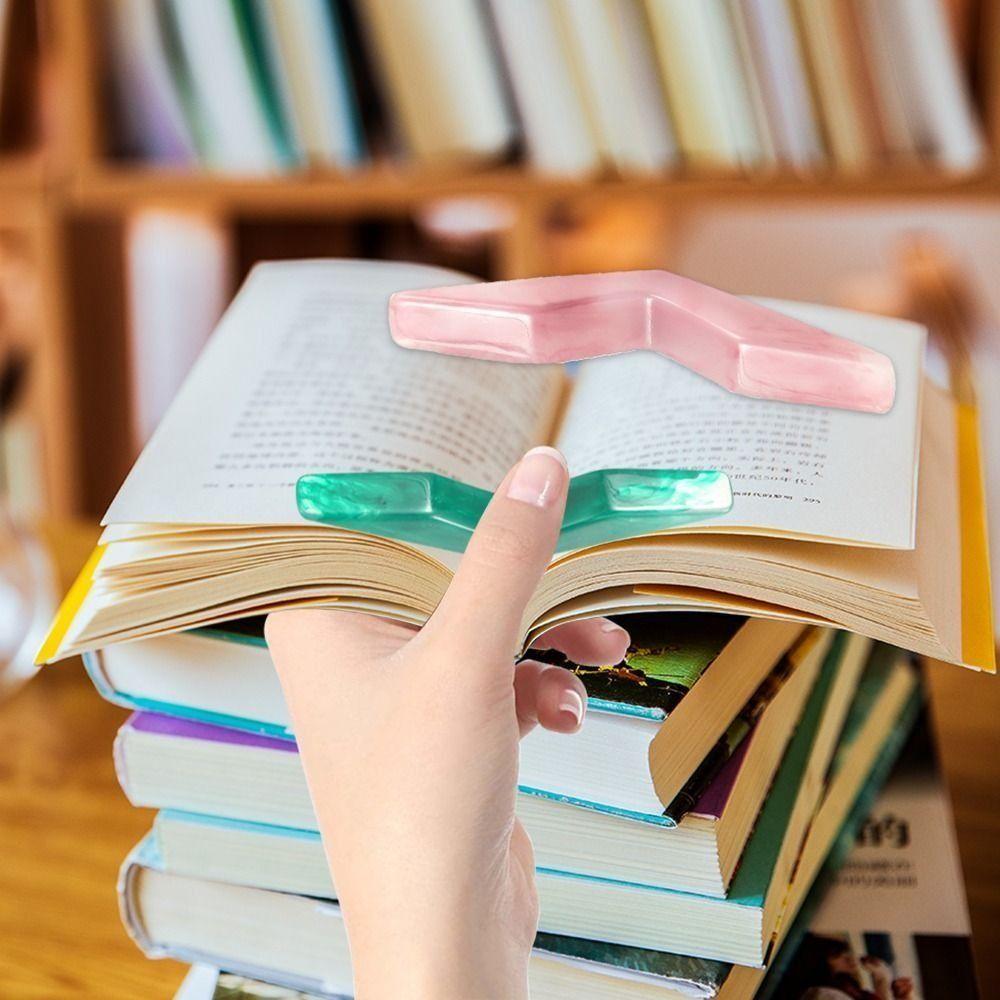 Resin Thumb Book Support 6 Colors Bookmark Creative Reading Aid  Adult Children