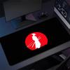 Japanese Samurai Red Sun XXL Large Gaming Mouse Pad Non-Slip Rubber Desk Mat Keyboard Pad Computer Deskpad Gamer Accessories