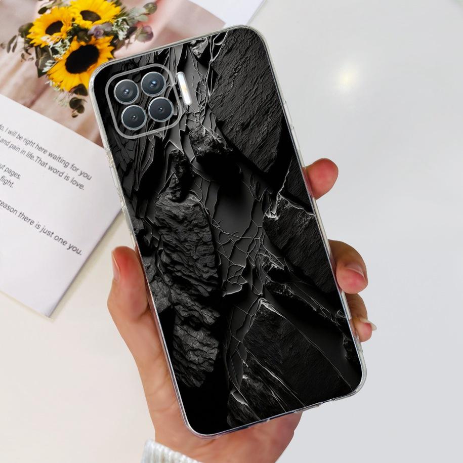 For OPPO Reno 4 Lite Case CPH2125 Phone Case Cute Cartoon Soft Silicone Back Cover For OPPO F17 Pro CPH2119 Coque A93 2020 Funda