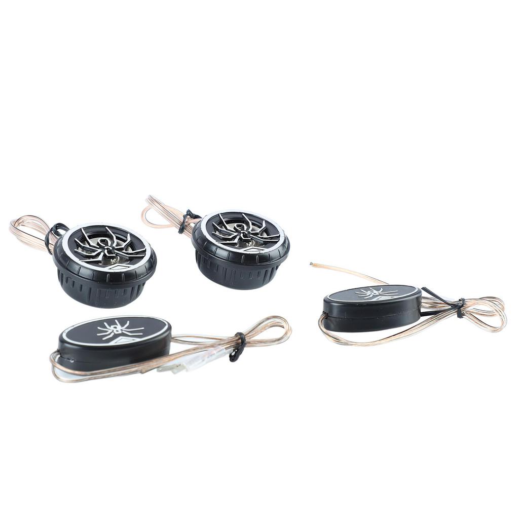 Car Loudspeakers Stereo Round Tweeter with Chrome Plated Spider Pattern for Car Truck