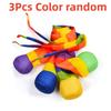 Children's Hand Throwing Ribbon Rainbow Tail Ball Parent Child Outdoor Sports Sandbag Meteor Ball Sensory Training Kid Toys