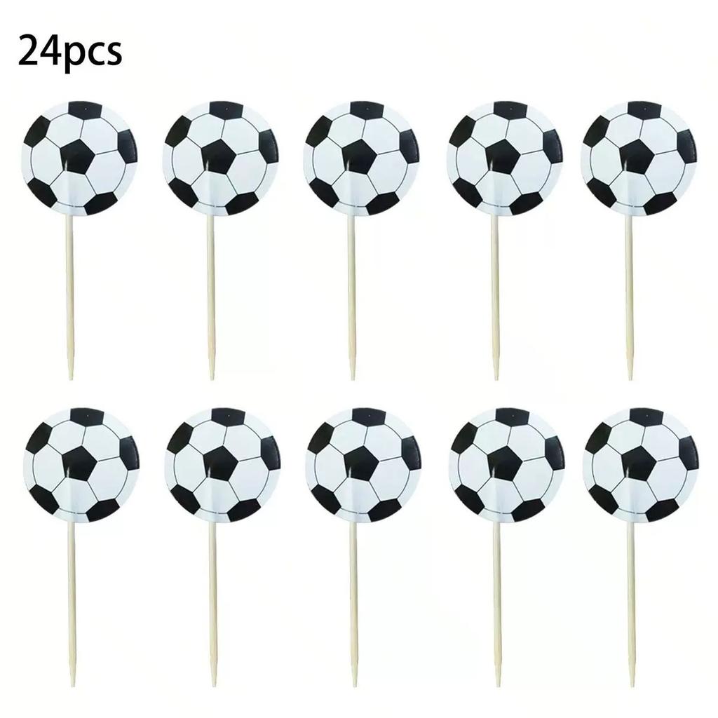 Soccer Theme Party Favor Football Reusable Straw Funny Puzzle Sticker Keychain Braclet Children's Birthday Party Decoration Gift