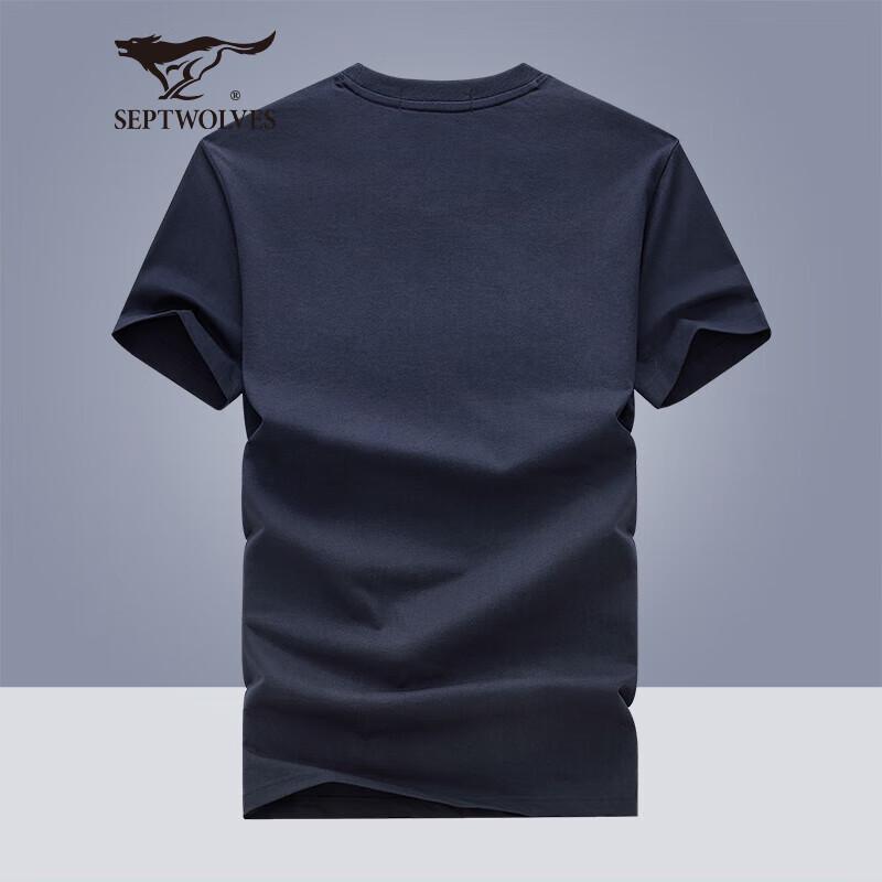 Septwolves Men's Casual Short-Sleeve T-Shirt