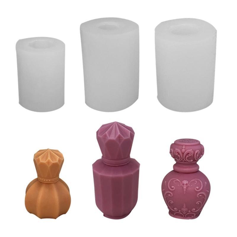 Silicone Mold Decoration Wax Mould for Tulip Bottle Making DIY Arts Hand Crafts
