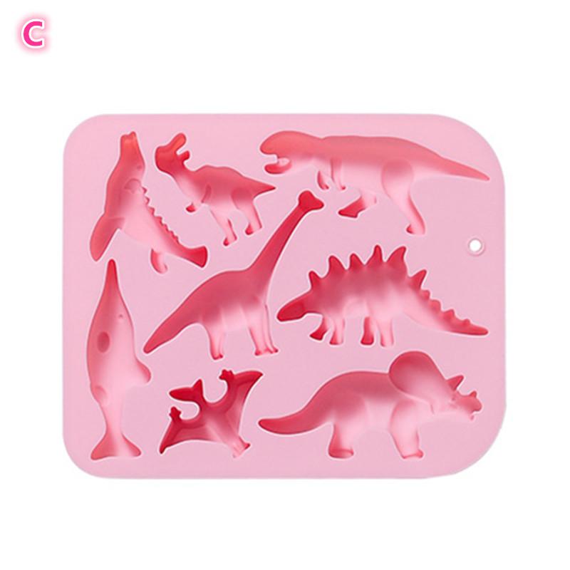 Cute Cartoon Dinosaur Silicone Mould 3D Dinosaur Theme DIY Fondant Cake Chocolate Mold Cake Mould Baking Accessories