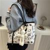 Simple Temperament Summer New Small Fresh Printing Large Capacity Tote Bag Women's Shoulder Commuter Backpack