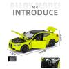 1/32 BMW M4 G82 Coupe Alloy Sports Car Model Diecast Metal Vehicle Car Model Simulation Sound and Light Collection Children Toy Gift