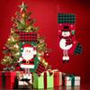 Snowman Hanging Christmas Gift Bag Penguin Fireplace Christmas Stocking  Christmas