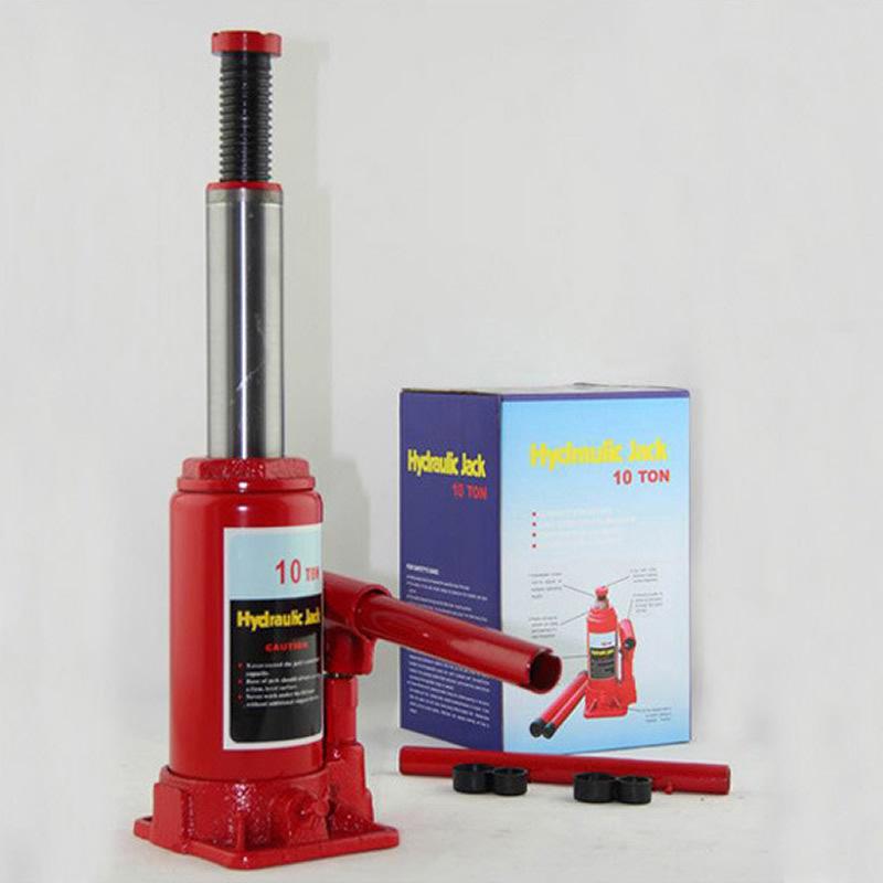 Vertical Hydraulic Car Jack with Labor-Saving Wrench (5-10 Ton Capacity)