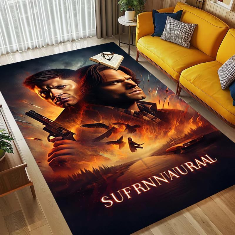 Supernatural Living Room Nonslip Area Rug Soft Carpet For Bedroom Game Playroom Sofa Office Home Decor Doormat Christmas Gift C9262024