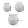 HX6F 3D Ball Silicone Mold Round Carving Ball Plaster Resin Molds DIY Craft