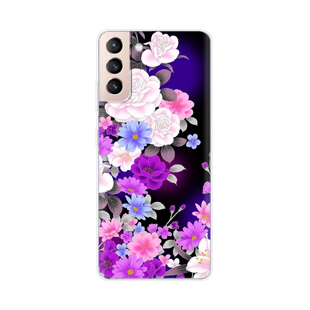 For Samsung Galaxy S21 S 21 FE Plus Case Soft TPU Phone Back Cases Cover for Samsung S21 Ultra GalaxyS21 Silicone Phone Case