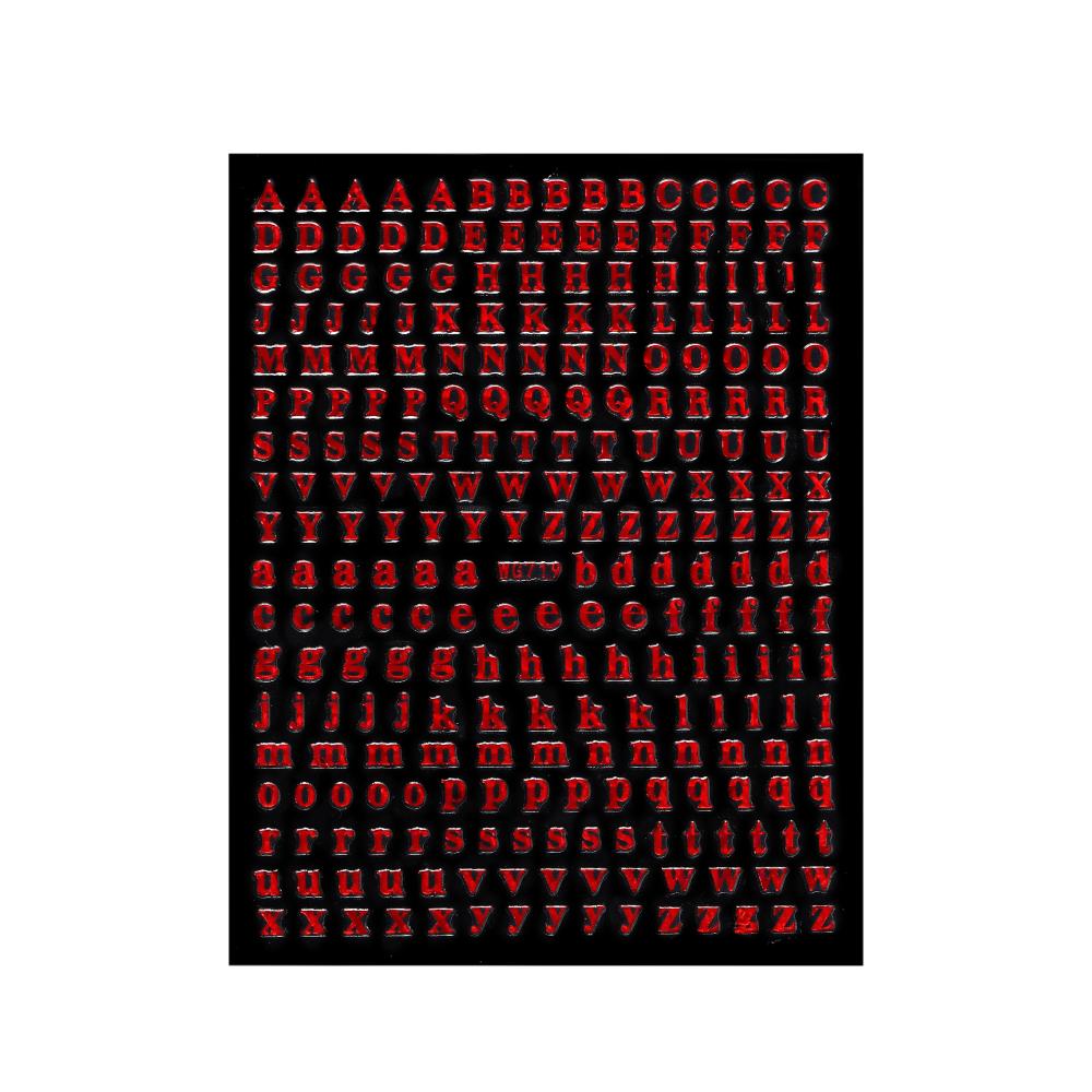 Adesivi Decorativi Lettere Alfabeto Numeri 2-9mm Riempitivo Resina Epossidica Oro Argento Per Stampi in Silicone Fai da Te Riempimenti per Artigianato