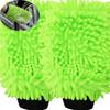 Microfiber Car Wash Gloves Chenille Super Soft Scratch Free Wash Mitts for Auto Detailing Cleaning Drying Glass Window Polishing
