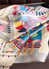 Luxury Ladies Scarf Fashion Colorblock Print Soft Satin Square Scarf Women's Twill Shawl Wrap Hijab Headscarf 70*70cm