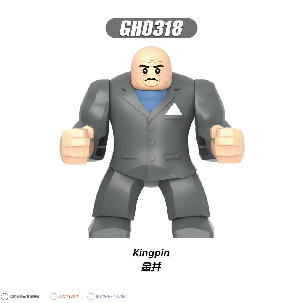 GH0142 Daredevil Movie Mini Figure Toys Cavillerine Pyro Zen Cowboy Elektra X-23 Human Torch Blade Blocks Party Gifts