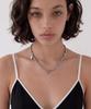 Parpini Surgical Steel Mix Ball Drop Chain Necklace