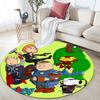 Family Guy Cartoon Pattern Round rug,Carpet Rug for Living Room Bedroom Playroom ,Non-slip Floor Mat,Holiday Gifts and Birthday Gifts.