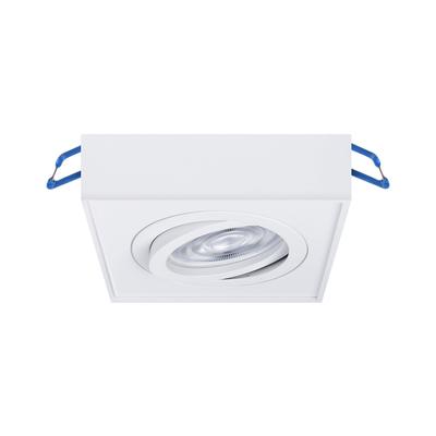 Nusa Square White Flush Mount Luminaire