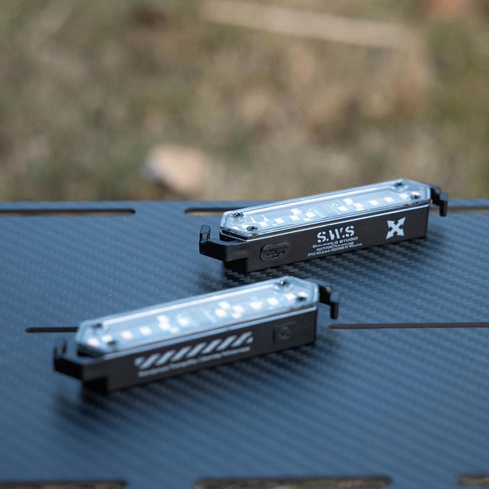 Wind Rope Buckle Light IPX4 Waterproof Wind Rope Warning Light Stepless Dimming Tent Atmosphere Light for Outdoor Camping Picnic