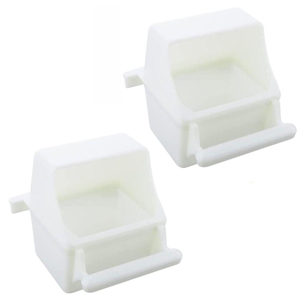 Budgies Plastic Parakeet Parrot Cockatiel Bird Feeder Feeding Cup Food Dispenser Drinking Bowl