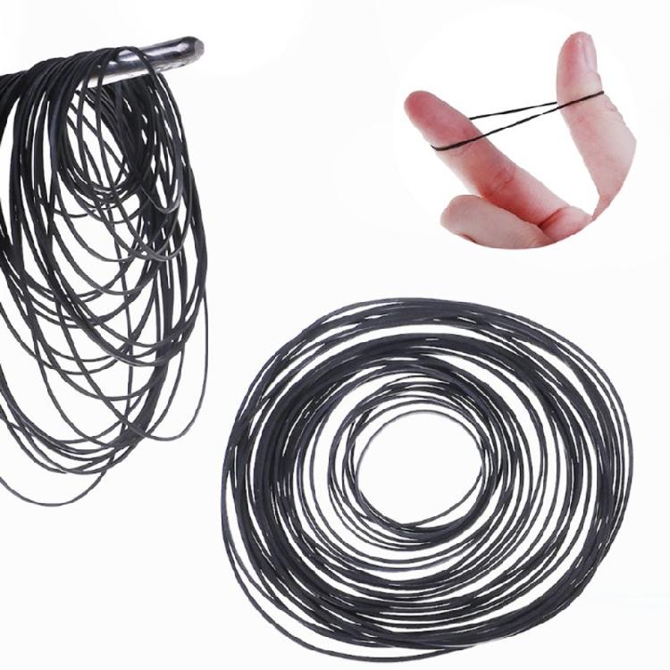 5 Stück 2mm Quadratische gefaltete Gummiriemen 41-190mm Neu Sortiert Gemeinsamer Riemen