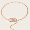 Atmospheric Metal Pendant Waist Chain Women'S Accessories Tide Spice Girl Body Chain Dress Belt Chain