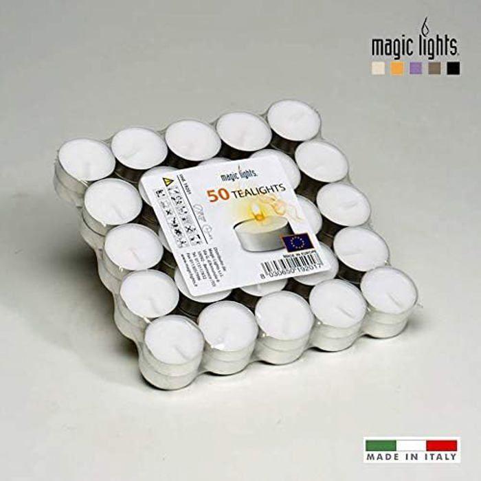 Bougies - VACCHETTI GIUSEPPE - Magic Lights - 50 Pièces - Blanc - Décoration De Fête
