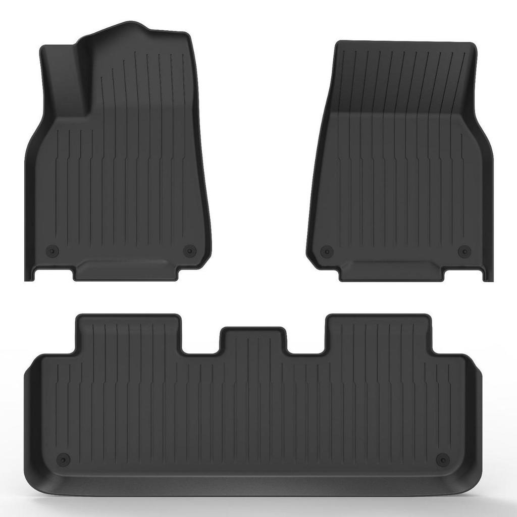 Tesla Model Y 2019-2024 TPE Floor Mats - Waterproof & Durable