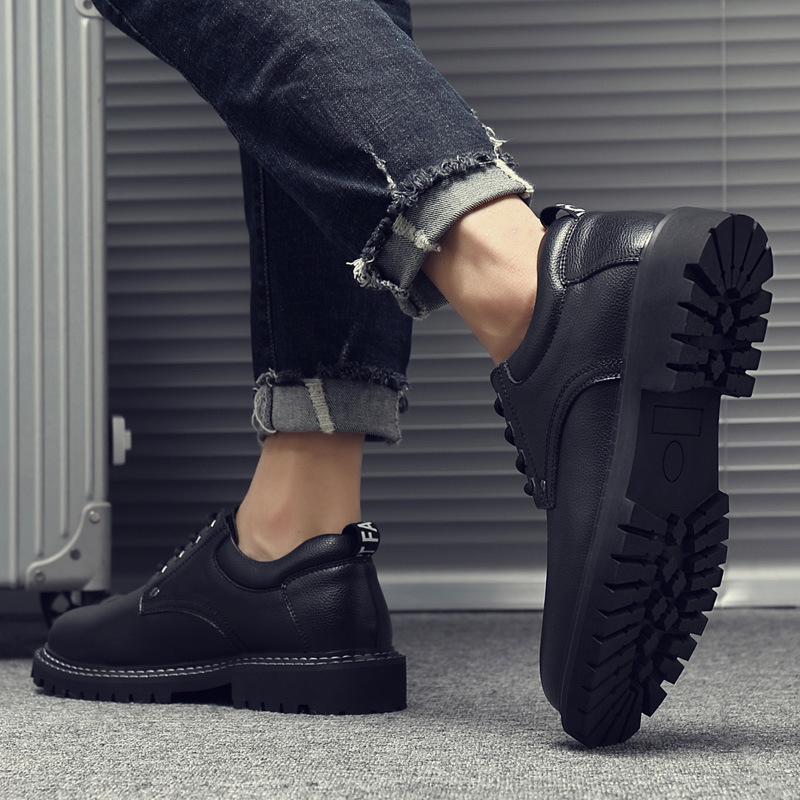 low top leather boots