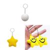 Pu Foam Basketball Keychain Toy For Children Kids Stress Relief Bag Accessory