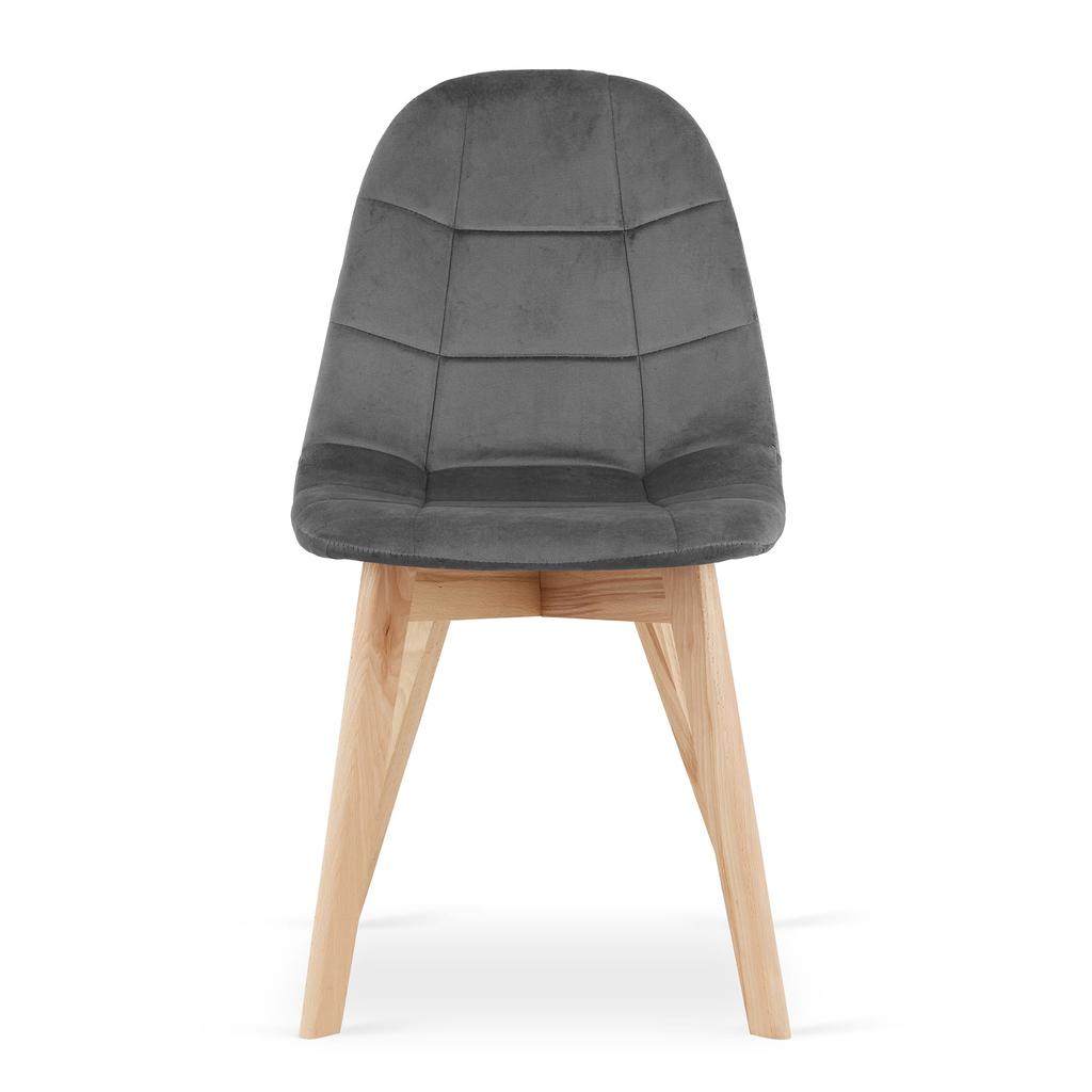 BORA chair - dark gray velvet x 1
