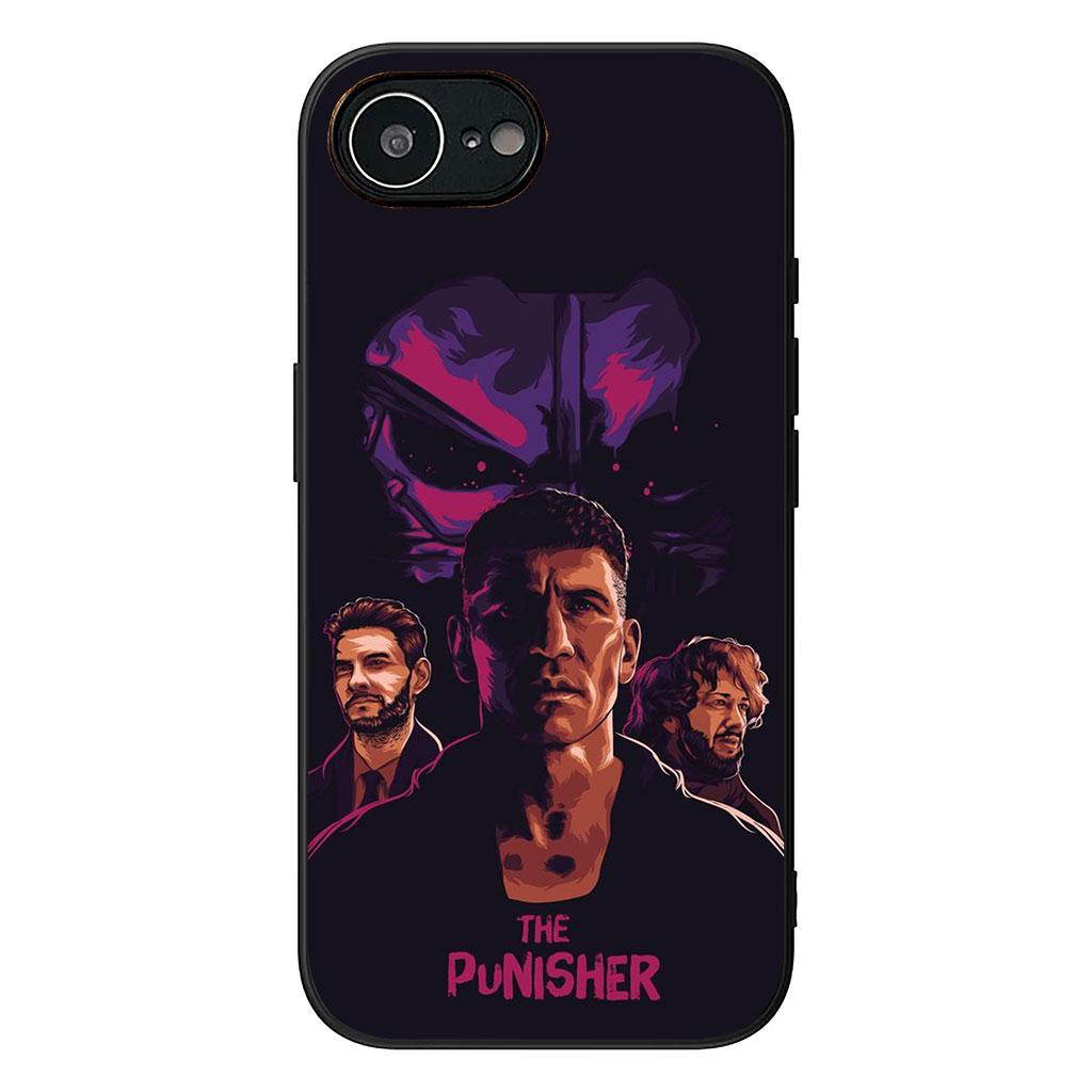 Cover for Apple iPhone 16 15 14 Plus 13 12 Mini 17 Pro Max + ProMax 16E Air Phone Case The Marvel Punisher Skull