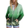 Mikiny pro ženy Trendy topy Ležérní Podzimní Móda Mikina s dlouhým rukávem S kapsami Svetr Lehký