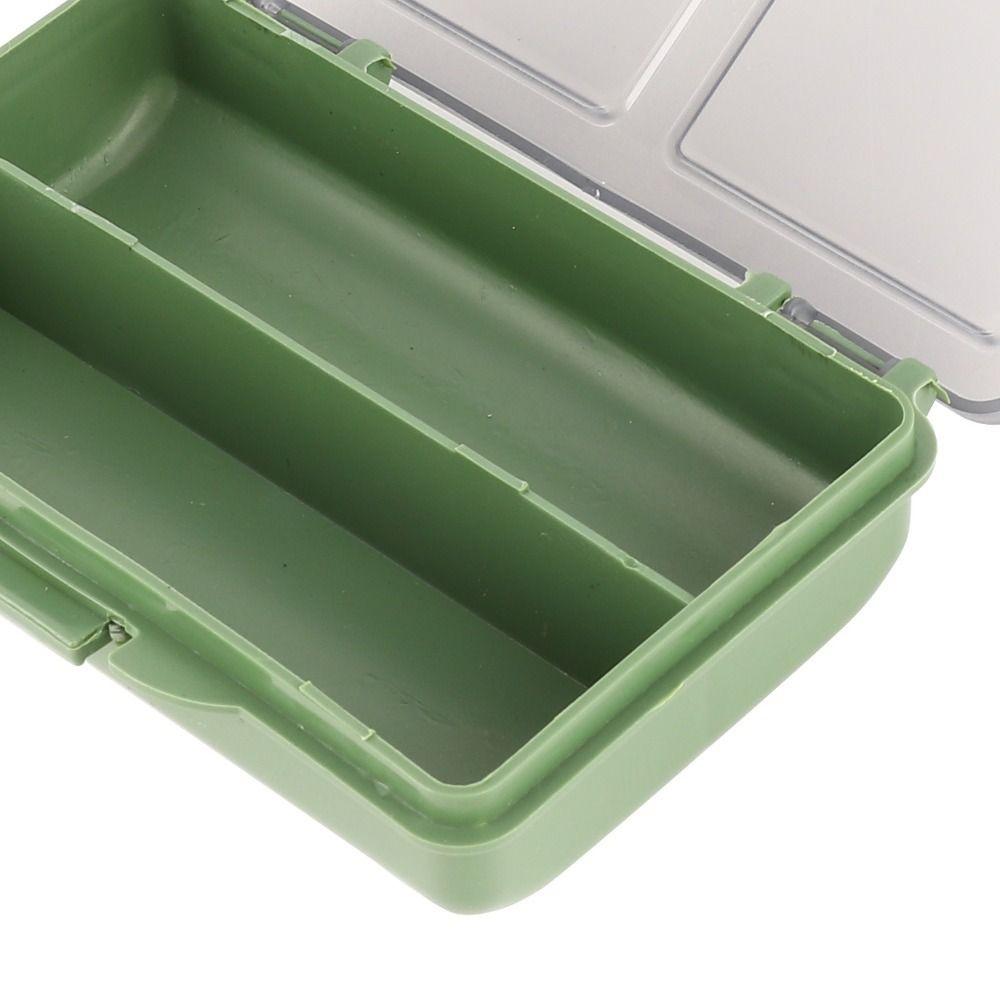 2PCS Multiple Grids Bait Storage Case PP Fishing Tackle Box Hook Bait Gadget  Flying Fishing