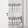 Wall-Mounted Hole-Free Shoe Rack: Simple, No-Installation, Multi-Layer Storage for Bathroom or Door