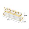 Divided Dried Fruit Plates Multifunctional with Lid and Spoon Snack Storage Holder for Office Living