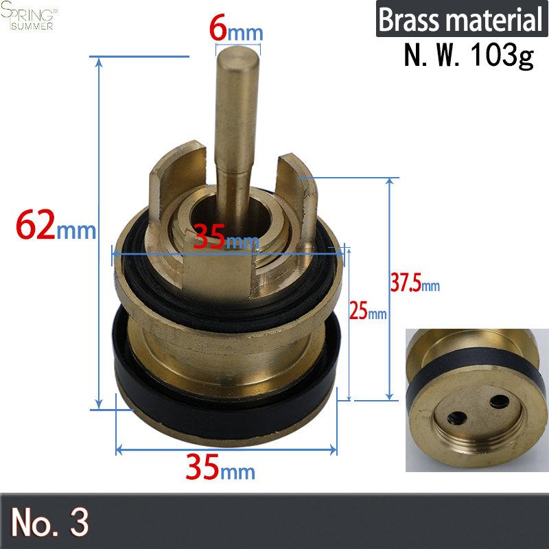 Concealed Pedal Toilet Flush Valve Core, Button Concealed Flush Valve for Toilet Spindle Cartridges