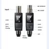 M-ONE UHF Microphones DSP Wired To Wireless System XLR Transmitter Receiver Signal Adapter For Dynamic 48v Condenser Microphone