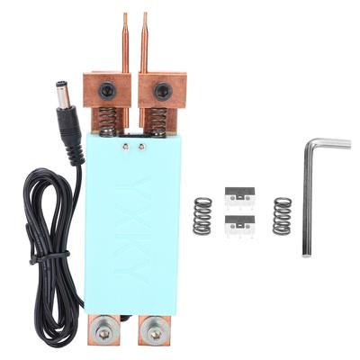Integrated Spot Welder Pen Automatic Trigger Handheld Welding Tool 18650 Cyan for Industry